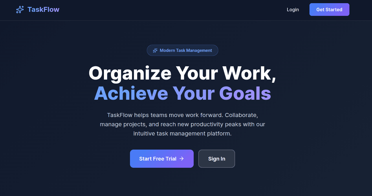 Task Flow - Task Management Tool